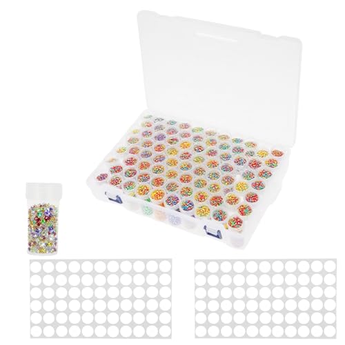 Dauerhafte Diamond Art Storage Box Kit Doppeldichtung Diamond Lackierpaarung Transparentes Kristallkunstzubehör für Erwachsene Dauerhafte Diamond Art Storage Box Kit Doppeldichtung Diamond Lackierpaarung Transparentes Kristallkunstzubehör für Erwachsene von BUTORY