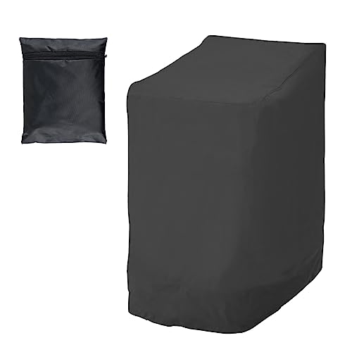 Gartenstühle Abdeckung schutzhülle gartenmöbel Wasserdicht Winterfest für Stapelstühle 210d Oxford Gewebe Schutzhülle UV-Beständiges 114X85X65 cm für Gartenstuhl gartenmöbel von BUTORY