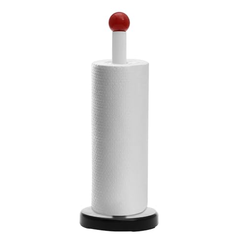 Holzhandtuchhalter KüChenrollenhalter Stehend KüChenpapierhalter Schwarz FüR Klopapier Aufbewahrung Halter KüChenrolle FüR KüChe Und Esstisch Arbeitsplatte von BUTORY