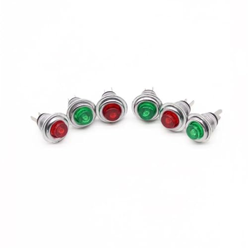 100 Stück DS-101 8 mm Ein/Aus-Druckschalter Mini Lockless Momentary ON OFF Push Button Micro Normalerweise offener Schalter(Green) von BUTPDYPEP