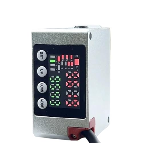 1PCS Sensor Fernfarbsensor, Farbskala-Fotoelektrischer Sensor, Farbfarbsensor PM-W500F von BUTPDYPEP