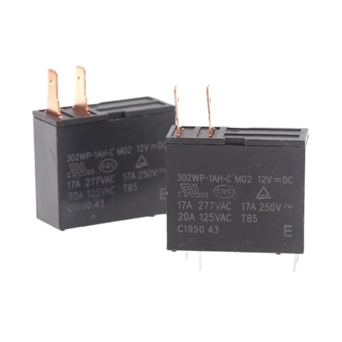2 Stück 12V-Relais 302WP-1AH-C M02 12VDC 4Pins von BUTPDYPEP