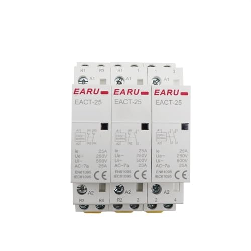 2P 16A 20A 25A AC 110V 220V 50/60Hz Spule Din-schiene Haushalt Modulare Schütz Schalter 2NO 2NC 1NO1NC(220V,16A_2NO) von BUTPDYPEP