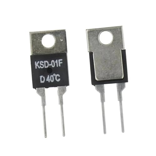 5 Stück 40 50 60 70 80 90 100 °C NC normalerweise geschlossen NO normalerweise offen 1,5 A Thermoschalter Temperatursensor Thermostat KSD-01F JUC-31F(75C,Normally open H) von BUTPDYPEP