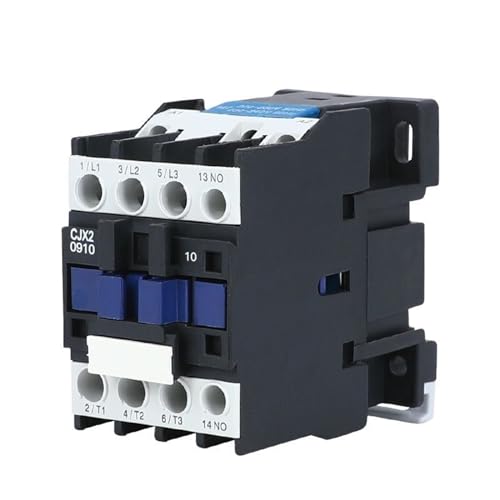 AC-Schütz CJX2-0910 9A NO 3-Phasen-DIN-Schienenmontage-Stromschütz 24V 36V 110V 220V 380V(220V) von BUTPDYPEP