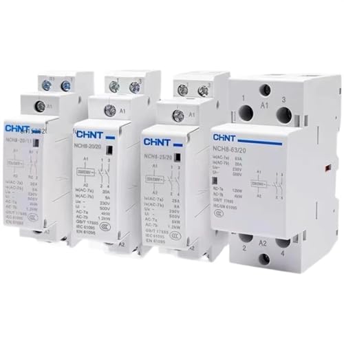 NCH8 20A 25A 40A 63A Din-schiene Haushalt MIni AC Schütz 220V 230V 400V 63/22 63/40 40/40 40/22 1NO 1NC 2NO 2NC 4NO 2P 4P(40A 2NC) von BUTPDYPEP