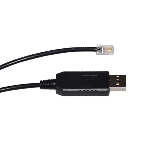 PC-DRUCKERKABEL MIT CHIP USB AUF RJ9 RJ22 4P4C for DRUCKER RS232 SERIELLES KOMMUNIKATIONSKABEL(3 metres,FT232RL Chip) von BUTPDYPEP