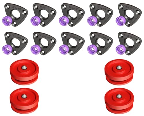 BUTTONFIX Typ 3 Halterung x10 + 4 Marker-Werkzeuge: Montagehalterung für parallele Paneele, Schwarz, Glasgefülltes Nylon, Oberflächenmontage, Halbversenkte Montage BUTTONFIX Typ 3 Halterung x10 + 4 Marker-Werkzeuge: Montagehalterung für parallele Paneele, Schwarz, Glasgefülltes Nylon, Oberflächenmontage, Halbversenkte Montage von BUTTONFIX