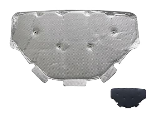 Motorhitzeschutzes Lärmdämmung Für BMW Für 3er G20 G28 325li 2020-2021 Auto-Front-Motorhauben-Isolierungswattepad Schalldichte Wärmeabdeckung(Type B) von BUTUFYTR