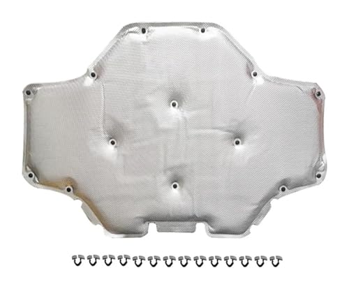 Motorhitzeschutzes Lärmdämmung Für BMW X3 X4 G01 G02 2018-2021 Haube Motor Sound Thermische Wärmedämmung Pad(Type C) von BUTUFYTR