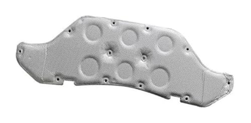Motorhitzeschutzes Lärmdämmung Für GLA H247 2020 Auto Front Motorhaube Isolierung Pad Schallschutz Baumwolle Mit Schnalle(Silber) von BUTUFYTR