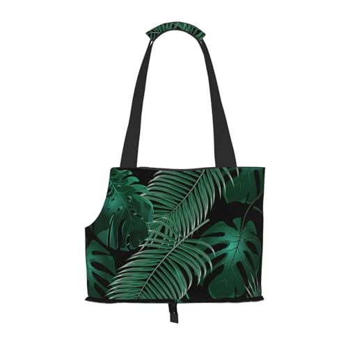 Hundetragetasche, tragbare Haustier-Schulter-Bananenblatt-grüne Tasche, faltbarer Haustier-Rucksack, Kotsammler von BUULOO