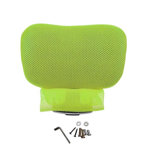 BUUNHI Bürostuhl Kopfstütze Bürostuhl, drehbar, anhebbar, Computerstuhl, Nackenschutz, Kissen, Kopfstütze für Stuhl, Bürozubehör Stuhlkopfstütze (Color : Green 2.2cm) von BUUNHI