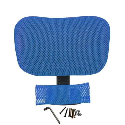 BUUNHI Bürostuhl Kopfstütze Kopfstütze für Bürostuhl, drehbar, Hebe-Computerstuhl, Nackenschutz, Kissen, Kopfstütze für Stuhl, Bürozubehör Stuhlkopfstütze (Color : 3.0-Blue) von BUUNHI