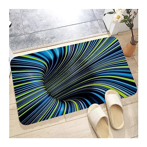 BUUNHI Fußmatte 3D-Bodenteppich, weicher Schlafzimmerboden, Haus, Waschküche, Nachttischmatten Türmatte (Color : A1, Size : 148X203cm) von BUUNHI