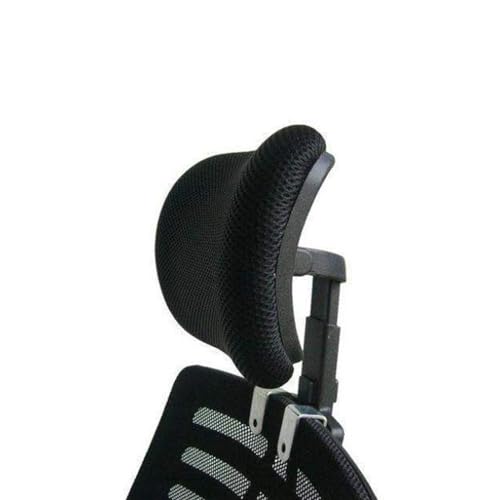Bürostuhl Kopfstütze Kopfstütze für Bürostuhl, drehbar, Hebe-Computerstuhl, Nackenschutz, Kissen, Kopfstütze für Stuhl, Bürozubehör Stuhlkopfstütze (Color : Black 2.6) von BUUNHI