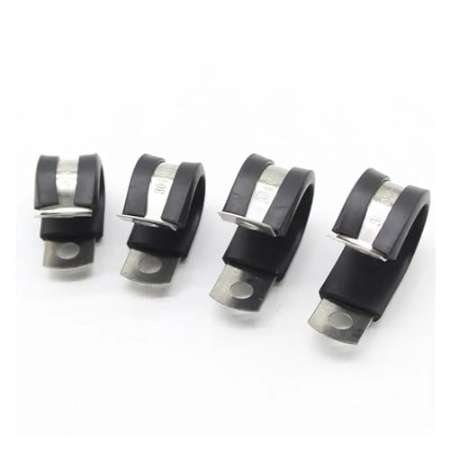 2 Teile/los 304 Edelstahl Gummi Ausgekleidet P Clips Kabel Montage Schlauch Rohr Klemme(30MM) von BUUV