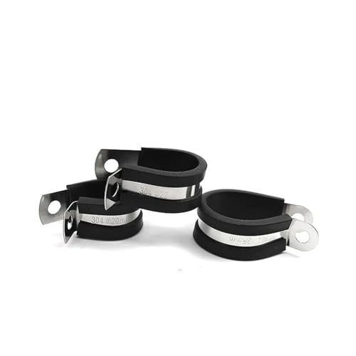 2 Teile/los 304 Edelstahl Gummi Ausgekleidet P Clips Kabel Montage Schlauch Rohr Klemme(45MM) von BUUV