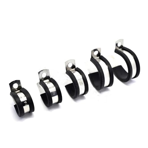 2 Teile/los 6MM-55MM 304 Edelstahl Gummi Ausgekleidet P Clips Kabel Montage Schlauch Rohr Klemme(16MM) von BUUV