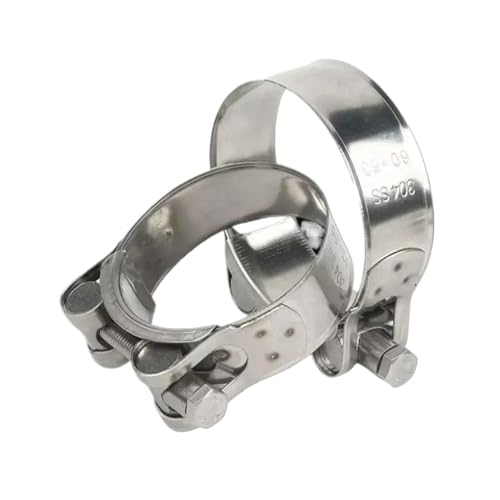 304 Edelstahl Leistungsstarke Schlauch Rohr Klemmen Abluft Wasser Rohre Abdichtung Festigkeit Reparatur Schweißen Werkzeug - leicht zu montieren(112-121mm) von BUUV