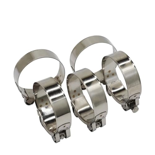 5 STÜCKE Edelstahl T-Bolzen Universal Hochfeste Auspuffrohrschellenbefestigung Kfz-Hardware-Zubehör for Reparaturen - leicht zu montieren(36MM-39MM) von BUUV