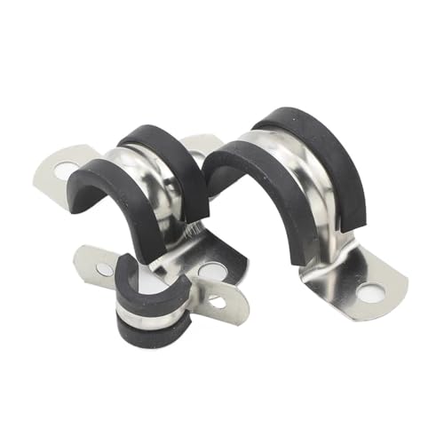 Gummierte P-Clip-Kabelmontage-Verdrahtungsschlauchklemme 6-200 Mm Edelstahl-Kissenrohrklemme(22mm 5pcs) von BUUV