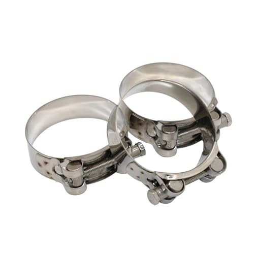 Universal-T-Bolzen-Stil, hochfeste Befestigungsklemme aus Edelstahl, Auspuffrohrclip, Hardware-Zubehör for die Autoreparatur - leicht zu montieren(40MM-43MM) von BUUV