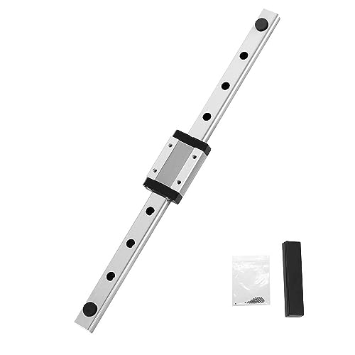 MGN12 200mm,Linearführung Miniatur Lineare Schienenführung mit MGN12H Carriage Block für 3D-Drucker und CNC-Maschine von BUVVTPU