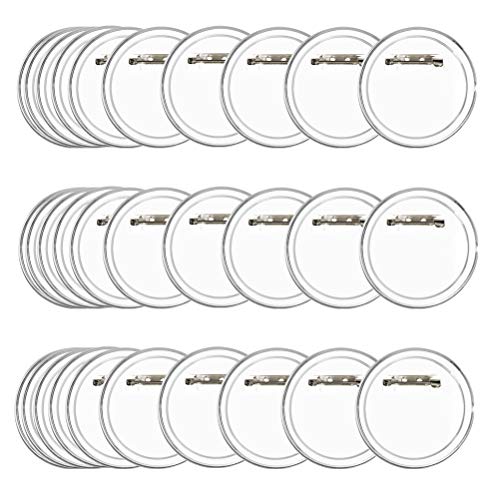 BUYGOO 30PCS Buttons Selber Machen ohne Buttonmaschine Transparente DIY Ansteckbuttons Set Außendurchmesser 60mm Buttons Transparent DIY Ansteckbuttons mit Anstecknadel für Foto Bild Kleidung BUYGOO 30PCS Buttons Selber Machen ohne Buttonmaschine Transparente DIY Ansteckbuttons Set Außendurchmesser 60mm Buttons Transparent DIY Ansteckbuttons mit Anstecknadel für Foto Bild Kleidung von BUYGOO