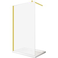 Glaswerk Westfalen - LiLy 80x200 cm Walk in Duschwand Satiniert Gold Glaswerk Westfalen - LiLy 80x200 cm Walk in Duschwand Satiniert Gold von BUYLANDO