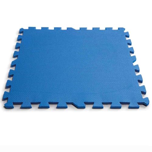 Intex Interlocking Padded Floor Protector - Bodenschutz für Pools - 8 Stück - 1.9 m² Spot Blau 6.5x48x48 cm von Intex