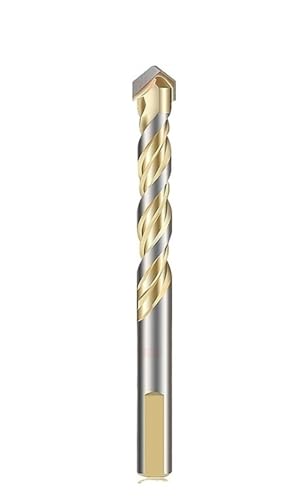 1/5/7 STÜCK Steinbohrer for Beton, Kunststoff, weiches Metall, Fliesen, Glas, Holz, Wand, Spiegel, Keramik, Ziegelwand, 6 mm/8 mm/10 mm/12 mm(5PCS) von BUYND