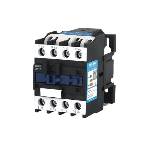 1 PCS CJX2-2510 CJX2-3201 Schütz Spule Spannung 220V 24VAC 1 Phase 380VAC 3 Phase NO NC 25A 32A Din Schiene 3P(CJX2-3210 220VAC) von BUYND
