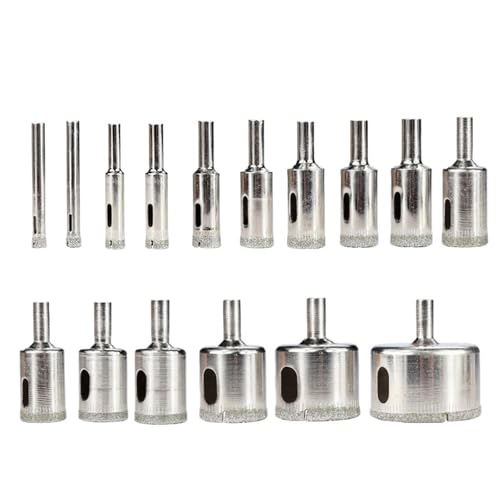 Diamantbeschichteter Lochsägen-Bohrer-Set, 3–60 mm, Diamant-Kernbohrer for Bohren von Glas, Marmor, Fliesen und Granit(40mm) von BUYND