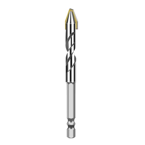 Exzentrischer Bohrer-Set mit Sechskantschaft for Ziegel, Stahl, Fliesen, Holz, Glas, Kunststoff, Wandspiegel, Mauerwerk, Beton, Bohrer-Set(3PCS 8 10 12mm) von BUYND