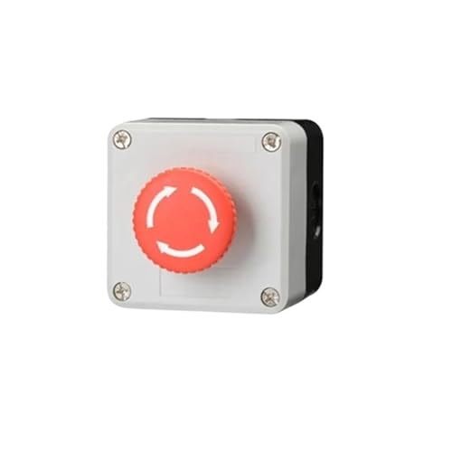 Not-Aus-Druckknopfschalter-Steuerkasten-Aufzug mit Schutzabdeckung, wasserdichtes Gehäuse, 22 mm montiert(Button alarm ring) von BUYND