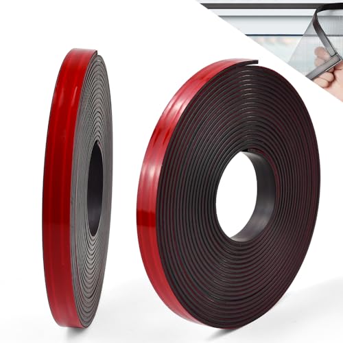 BUZIFU Fliegengitter Magnetband extra stark Set 2er Set Magnetband A+ B selbstklebend Magnetklebeband 12,7mm breit Magnetstreifen Insektenschutz Magnet-Befestigung für Fenster ohne bohren BUZIFU Fliegengitter Magnetband extra stark Set 2er Set Magnetband A+ B selbstklebend Magnetklebeband 12,7mm breit Magnetstreifen Insektenschutz Magnet-Befestigung für Fenster ohne bohren von BUZIFU