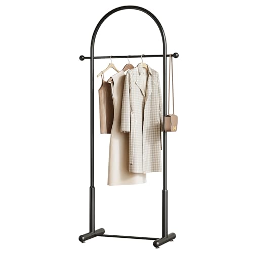 BUZUEY Schwerlast-Kleiderständer aus Metall – Bogenförmige platzsparende Garderobe für Kleidung & Accessoires,Moderner Kleiderständer für Eingangsbereich, Schlafzimmer & Wohnzimmer von BUZUEY