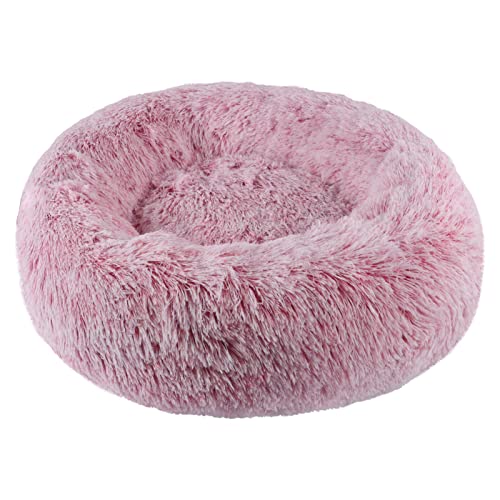 BVAGSS Hundebett Rund Katzenbett Flauschig Donut Kuscheliges Hundekissen Waschbar Ultra Weicher Plüsch Haustierbett für Kleine, Mittelgroße und Große Hunde, Katzen XH034 BVAGSS Hundebett Rund Katzenbett Flauschig Donut Kuscheliges Hundekissen Waschbar Ultra Weicher Plüsch Haustierbett für Kleine, Mittelgroße und Große Hunde, Katzen XH034 von BVAGSS