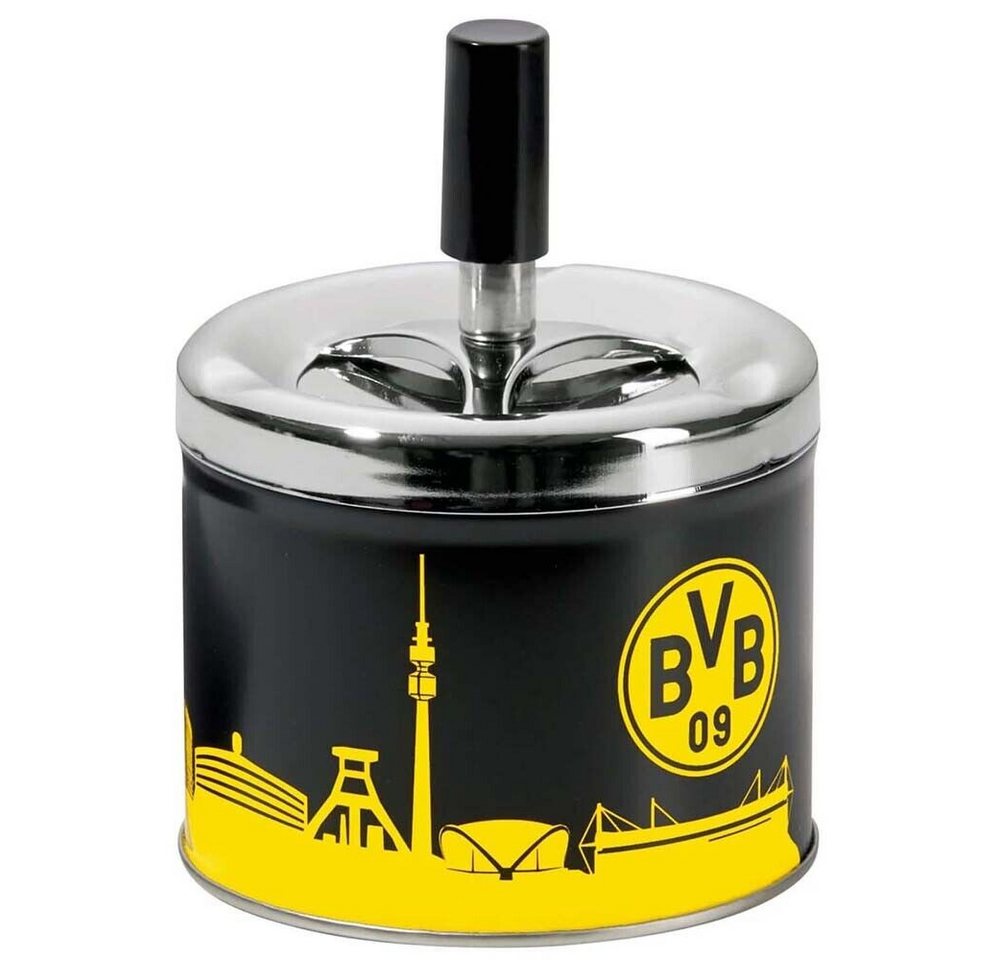 BVB MERCHANDISING Aschenbecher BVB-Aschenbecher mit Deckel von BVB MERCHANDISING