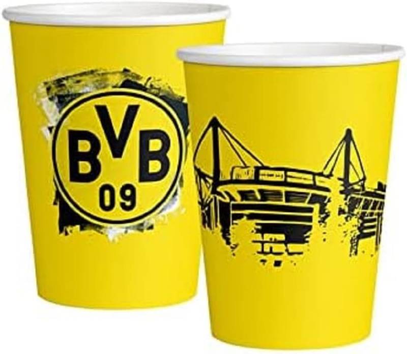 BVB MERCHANDISING Becher BVB Partybecher, Pappe von BVB MERCHANDISING