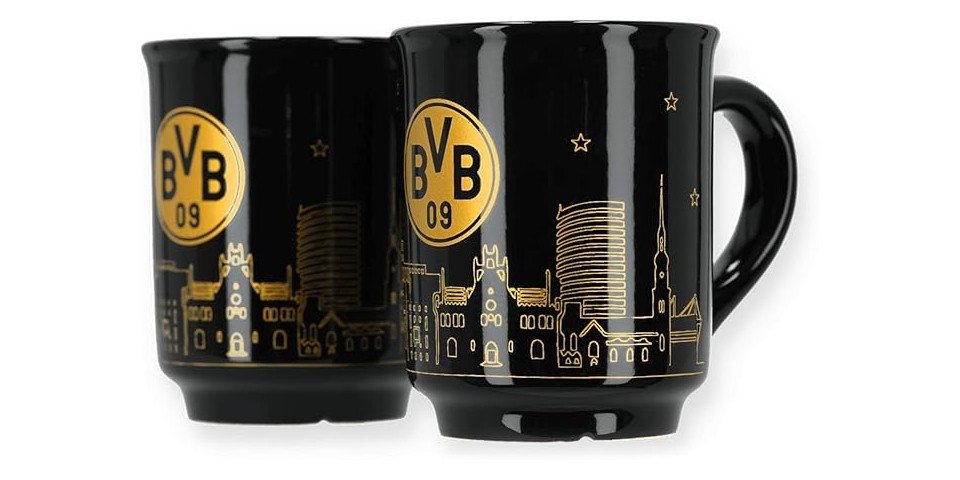 BVB MERCHANDISING Tasse BVB Tasse 2er Set, Keramik BVB MERCHANDISING Tasse BVB Tasse 2er Set, Keramik von BVB MERCHANDISING