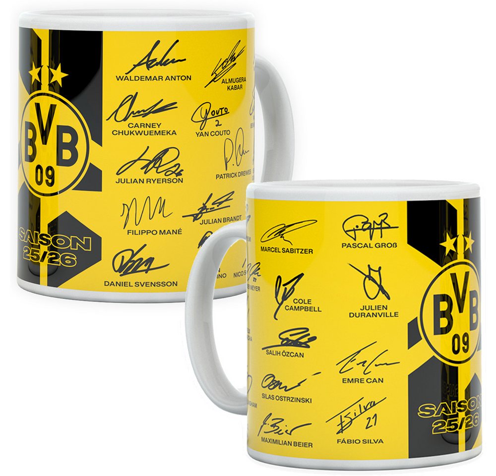 BVB MERCHANDISING Tasse BVB Tasse Unterschriften 2025/2026 BVB MERCHANDISING Tasse BVB Tasse Unterschriften 2025/2026 von BVB MERCHANDISING