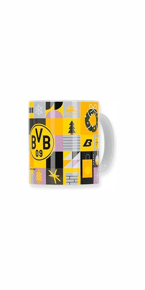 BVB MERCHANDISING Tasse BVB Winter Weihnachtstasse, Keramik BVB MERCHANDISING Tasse BVB Winter Weihnachtstasse, Keramik von BVB MERCHANDISING