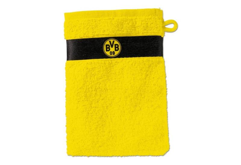 BVB MERCHANDISING Waschlappen BVB WASCHHANDSCHUH 0, Frottie von BVB MERCHANDISING