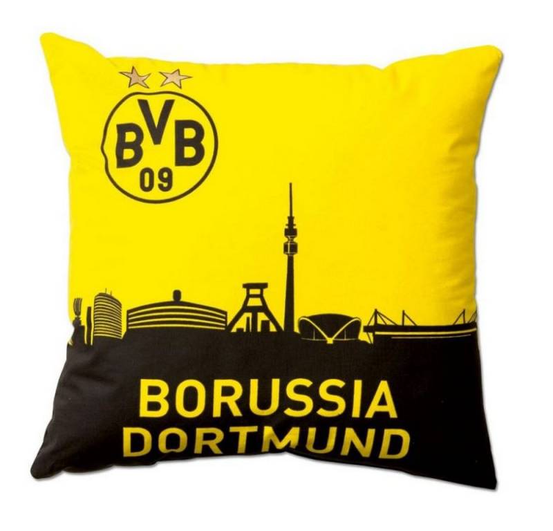 BVB Dekokissen BVB Kissen mit Skyline 40x40cm Dekokissen von BVB