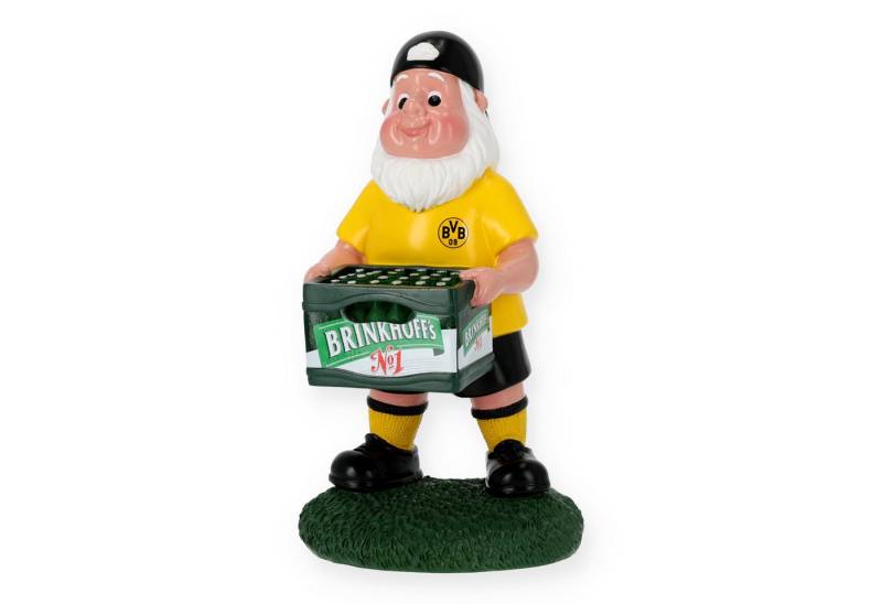 BVB Gartenzwerg BVB Gartenzwerg Bierkasten, (Witziger Gartenzwerg mit Brinkhoff’s No.1 Bierkasten, 1 St) von BVB