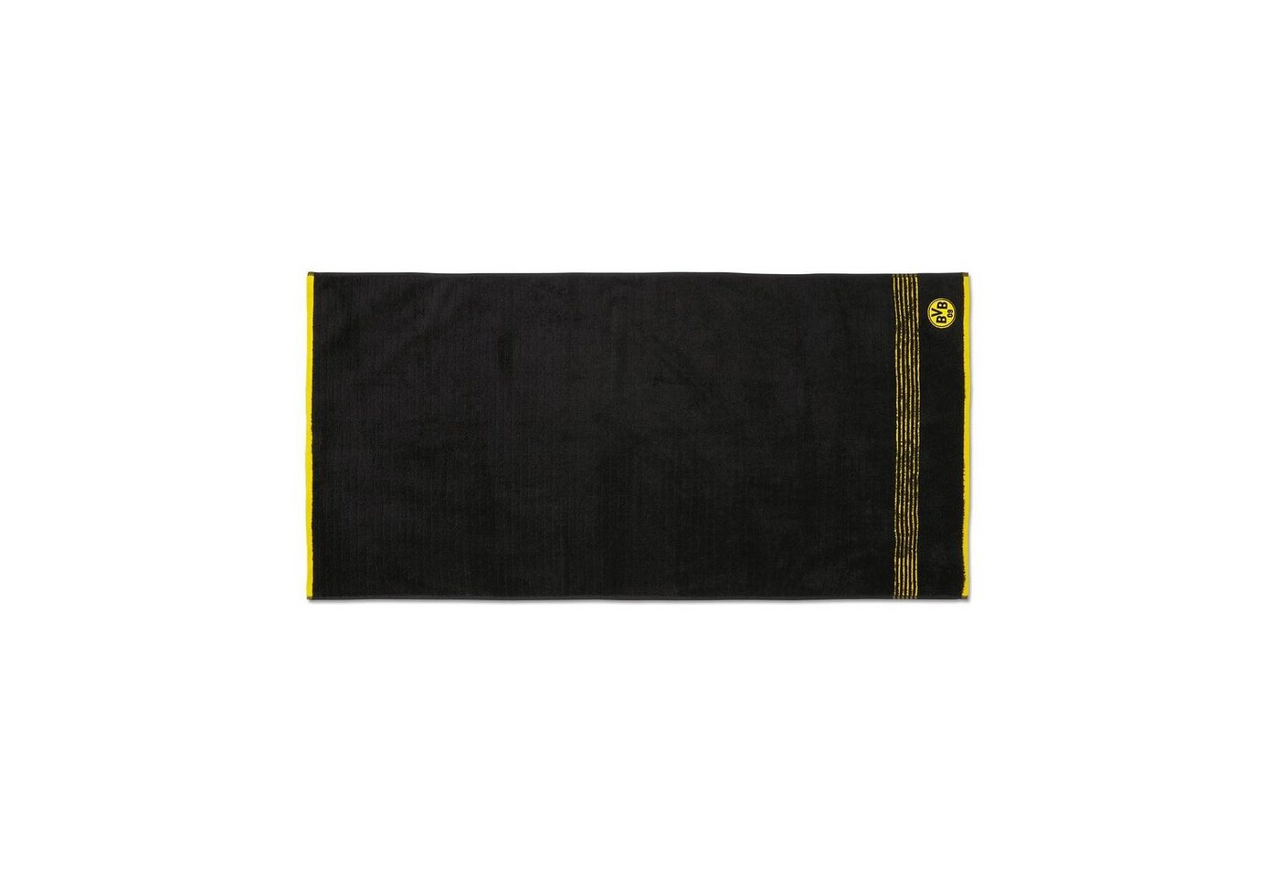 BVB Handtuch BVB Handtuch schwarz 50 x 100 cm, Baumwolle (Packung, 1-St) von BVB