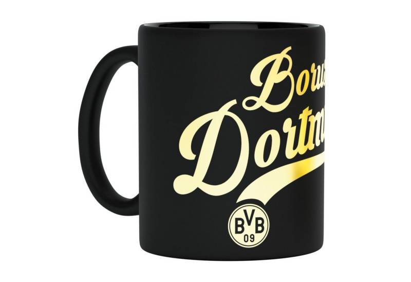 BVB Tasse BVB Tasse mit Metallic Schriftzug, Keramik BVB Tasse BVB Tasse mit Metallic Schriftzug, Keramik von BVB