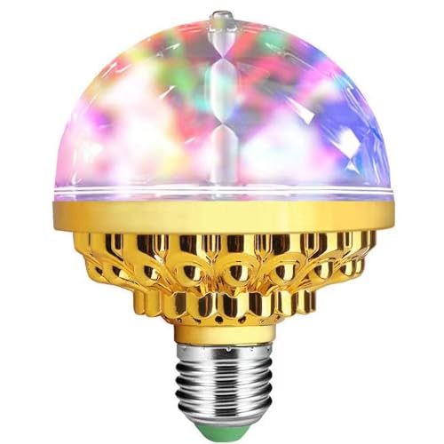 BVCL E27 LED Discolampe, 6W 360° Rotierend RGB LED Partybeleuchtung Stimmungslicht Party Deko für Geburtstagsparty Hochzeitsfest Weihnachten Halloween BVCL E27 LED Discolampe, 6W 360° Rotierend RGB LED Partybeleuchtung Stimmungslicht Party Deko für Geburtstagsparty Hochzeitsfest Weihnachten Halloween von BVCL